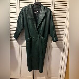 Green Leather Jacketet